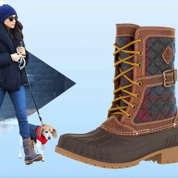 Kamik Sienna Duck Boots Rain Plaid